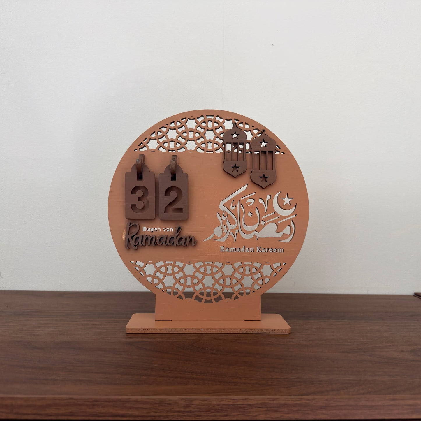 Ramadan Kalender Rond - Tafel Decoratie