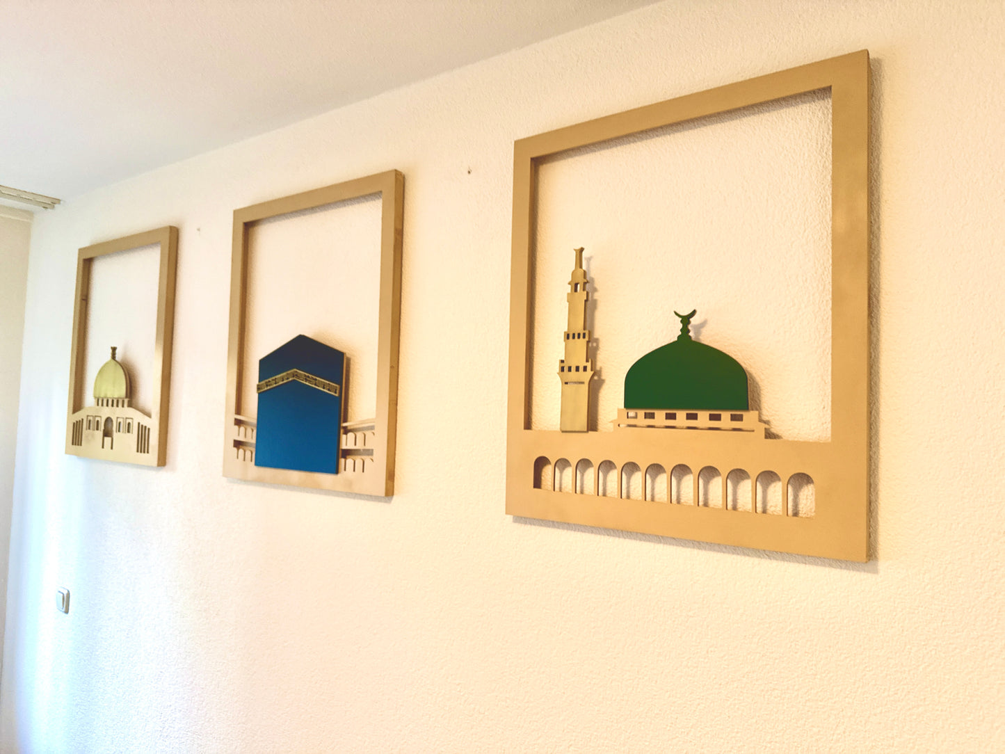 De 3 heilige moskeeën groot