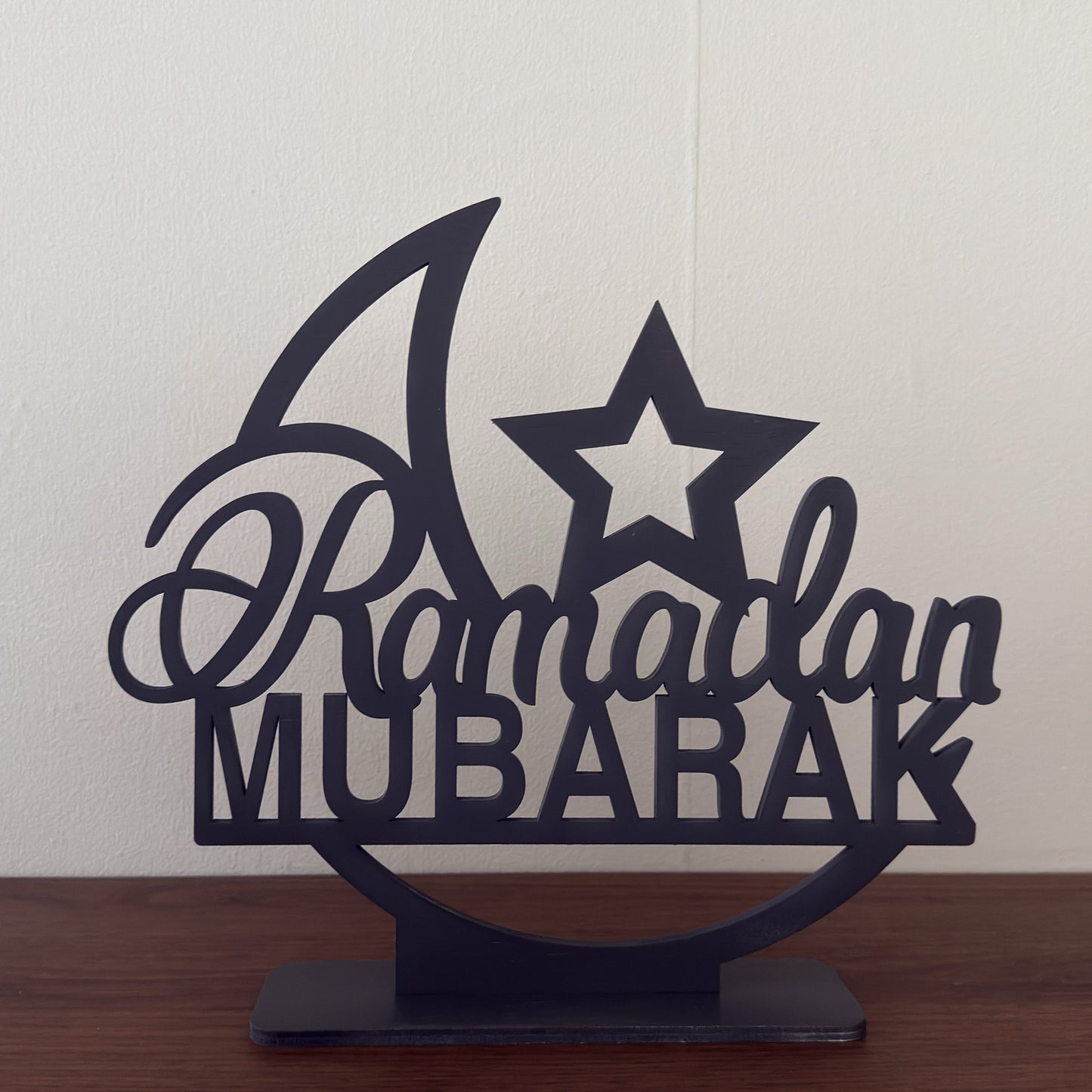 Ramadan Mubarak - Tafel Decoratie - Maan & Ster