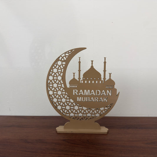 Ramadan Mubarak Halve Maan - Tafel Decoratie