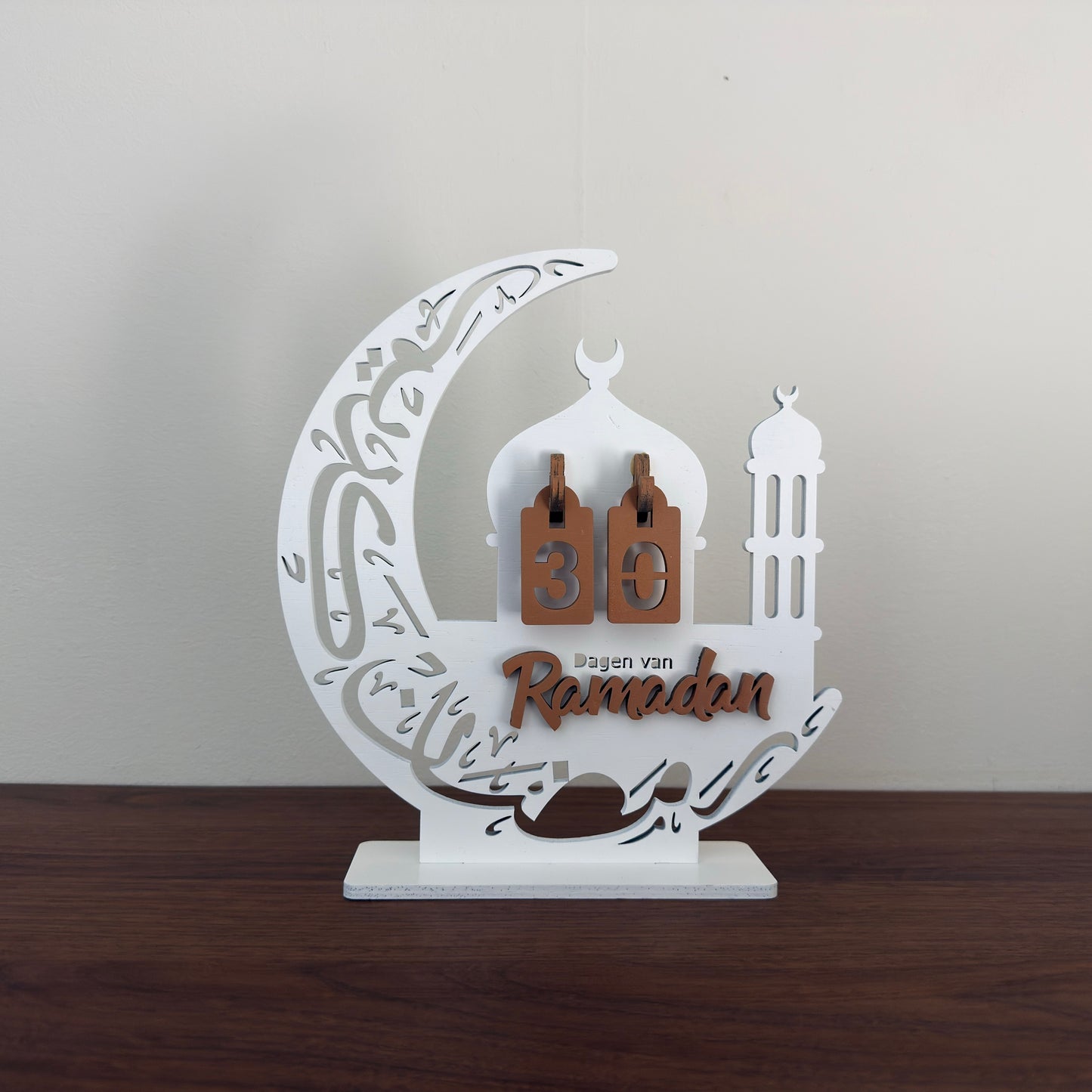 Ramadan Kalender Halve Maan - Tafel Decoratie